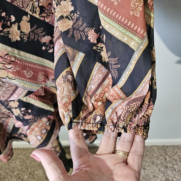 NWT City Chic Harlee Angelina Print Faux Wrap Dress Plus Size 20W - Picture 4 of 11